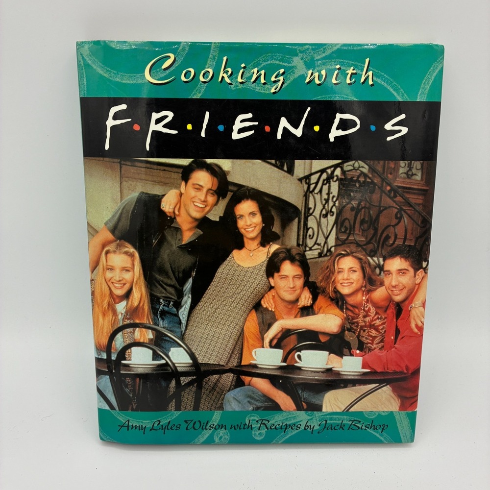 Cooking with Friends TV Show Cookbook 1995 HC Amy Lyles Wilson w/ DJ